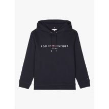 Tommy Hilfiger - Sweater met capuchon en borduursel katoenblend - XS Maat - Blauw