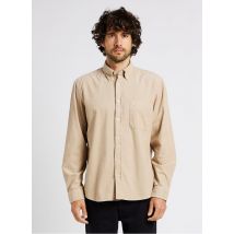 Marc O'polo - Rechte - katoenen blouse met klassieke kraag - XL Maat - Beige