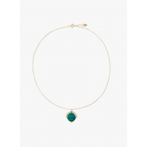 Feeka - Collier chaine gourmette fantaisie - Taille Unique - Vert