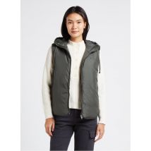 Sud Express - Gerade geschnittene steppjacke mit stehkragen und kapuze - Größe M - Grün