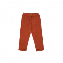 Petite Lucette - Pantalon slim en coton - 18M Maat - Oranje
