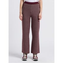 Petite Mendigote - Pantalon droit jacquard - Taille 38 - Violet