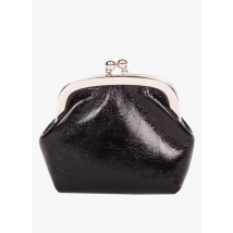 Nat & Nin - Monedero de piel - Talla única - Negro