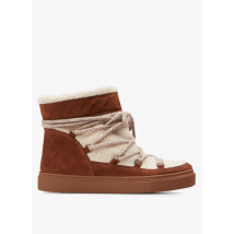 Maison Toufet - Hohe sneaker aus veloursleder-mix - Größe 37 - Braun