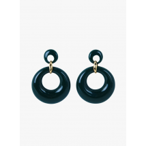 Feeka - Boucles d'oreilles rondes - Taille Unique - Vert