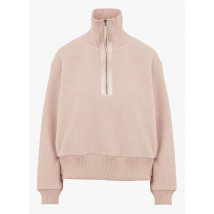 Varley - Chaqueta polar de material reciclado con cuello alto - Talla S - Beige