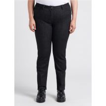 Persona By Marina Rinaldi - Slim-fit - katoenen jeans met hoge taille - 27 Maat - Zwart