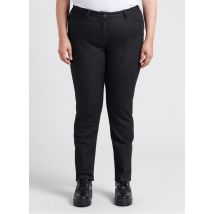 Persona By Marina Rinaldi - Slim-fit - katoenen jeans met hoge taille - 27 Maat - Zwart