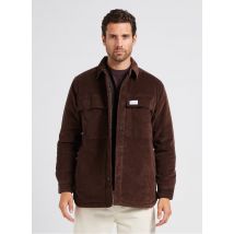 Knowledge Cotton Apparel - Veste col classique en coton bio mélangé - Taille XL - Marron