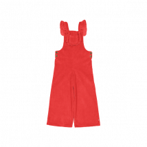 Petite Lucette - Salopette en velours de coton - Talla 6A - Rojo