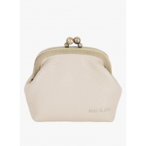 Nat & Nin - Monedero de piel - Talla única - Beige