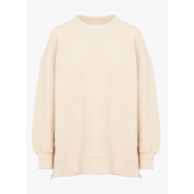 Varley - Lange sweater van katoenmix met ronde hals - M Maat - Beige