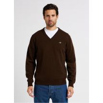 Gant - Jersey de lana con cuello de pico - Talla 3XL - Azul