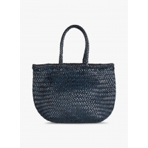 Dragon Diffusion - Panier tissé en cuir - Taille Unique - Bleu
