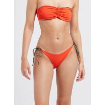 Beliza - Bas de bikini réversible en lurex - Talla M - Naranja