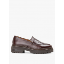 Bobbies - Gladde - leren loafers - 41 Maat - Bruin