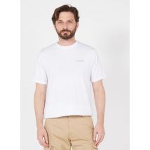 Armani Exchange - Tee-shirt col rond sérigraphié en coton - Taille L - Blanc