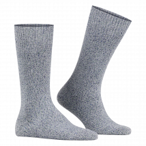 Falke - Lange sokken biokatoenblend - 43/46 Maat - Blauw