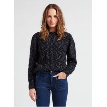 Leon & Harper - Rechte jacquardtrui van wolmix met ronde hals - XS Maat - Grijs