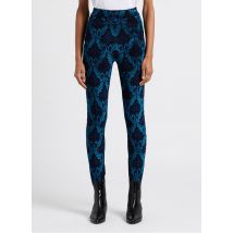 Sonia Rykiel - Slim-fit broek met print - 38 Maat - Blauw