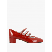 Carel Paris - Leren mary-janes - 41 Maat - Rood