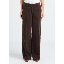 Bellepiece - Pantalon large en coton - Taille XS - Marron