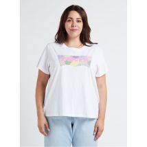 Levi's - Camiseta de algodón serigrafiada con cuello redondo - Talla 58 - Blanco