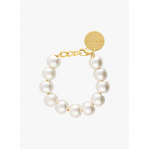 Vanessa Baroni - Armband met kraaltjes - Een Maat - Wit