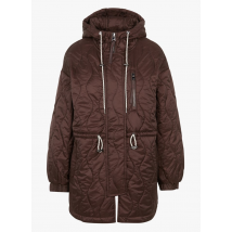 Varley - Gewatteerd jasje met opstaande kraag en capuchon - S Maat - Bruin