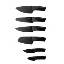 Bjorn - Couteaux de cuisine jensen - 6 pièces - Taille Unique - Noir