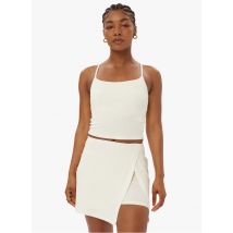 Girlfriend Collective - Korte singlet met racerback - L Maat - Wit