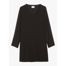 Claudie Pierlot - Rechte jurk met v-hals - 42 Maat - Zwart