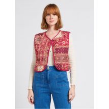 La Petite Etoile - Gilet court matelassé et imprimé en coton - Taille 1 - Bleu