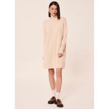 Tara Jarmon - Korte jurk met col wolblend - 0 Maat - Wit