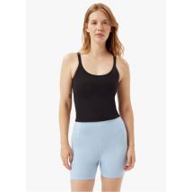 Girlfriend Collective - Camiseta corta de tirantes con escote cuadrado - Talla M - Negro