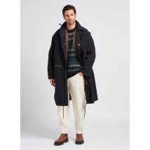 Closed - Parka de mezcla de algodón con capucha - Talla L - Negro