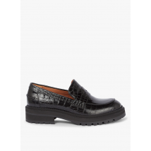 Billi Bi - Lakleren loafers met krokodillenmotief - 38 Maat - Zwart