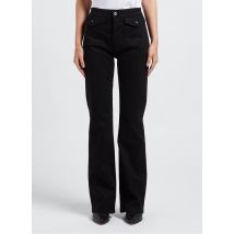 Reiko - Vaquero flare de algodón de talle alto - Talla 25 - Negro