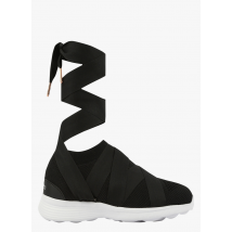 Repetto - Sneakers van stretchtricot met balletschoendetails - 39 Maat - Zwart