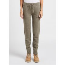 Kujten - Rechte joggingbroek van kasjmier - 1 Maat - Kakigroen