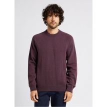 Paul Smith - Rechte - wollen trui met ronde hals - S Maat - Paars