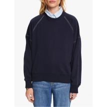 Esprit - Sweat col rond en coton mélangé - Taille L - Bleu