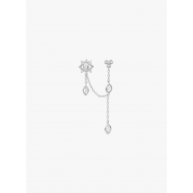 Mya Bay - Pendiente de latón plateado - Talla única - Plata
