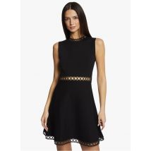 Morgan - Robe courte patineuse ajourée - Taille XS - Noir