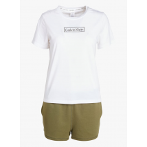 Calvin Klein Underwear - Ensemble de pyjama court - Taille M - Blanc