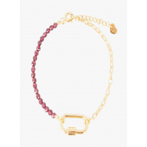 Feeka - Bracelet chaîne en laiton - Taille Unique - Rouge