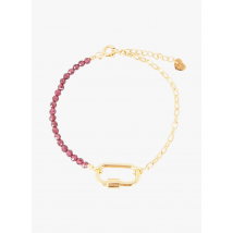 Feeka - Bracelet chaîne en laiton - Taille Unique - Rouge