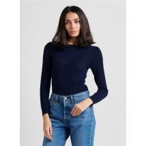 Marie Sixtine - Pull en maille col bateau - Taille XS - Bleu