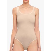 Wolford - Body en coton mélangé - Taille L - Beige