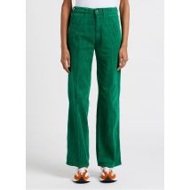 Lab Dip - Katoenen broek met hoge taille - 40 Maat - Groen